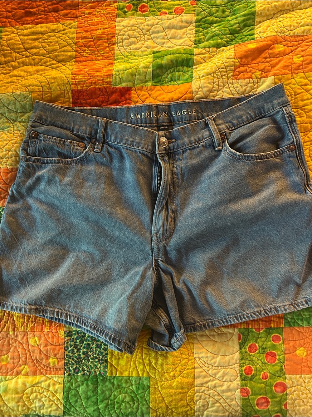 American Eagle Outfitters Classic Light Blue Denim Shorts